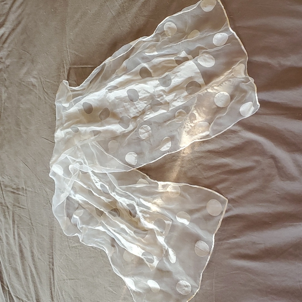 Vintage polkadot scarf